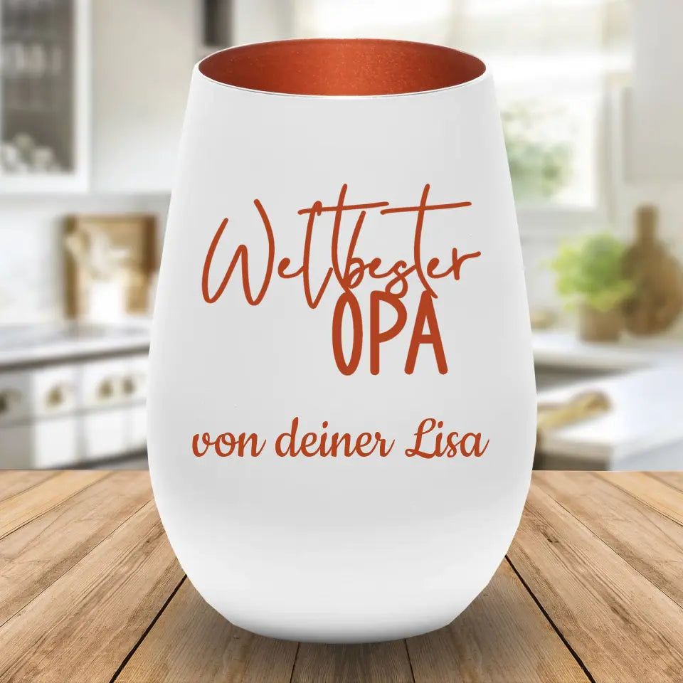 Windlicht - Weltbester Opa