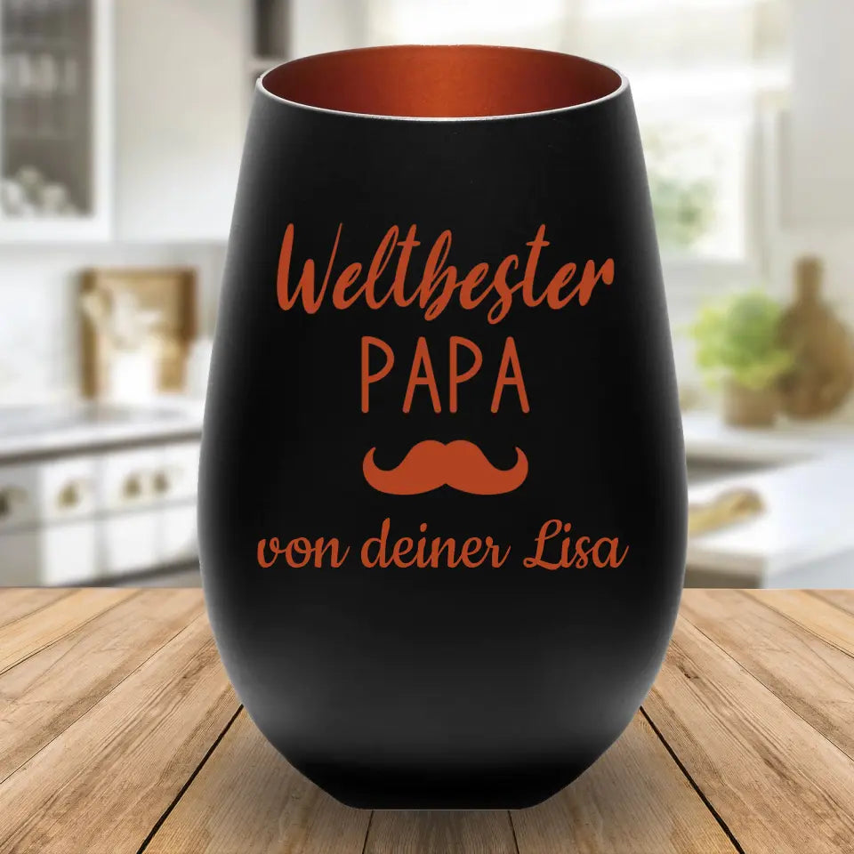 Windlicht - Weltbester Papa 4
