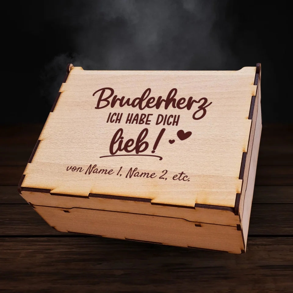 Jägermeister Geschenkbox - Bruderherz ich habe dich lieb