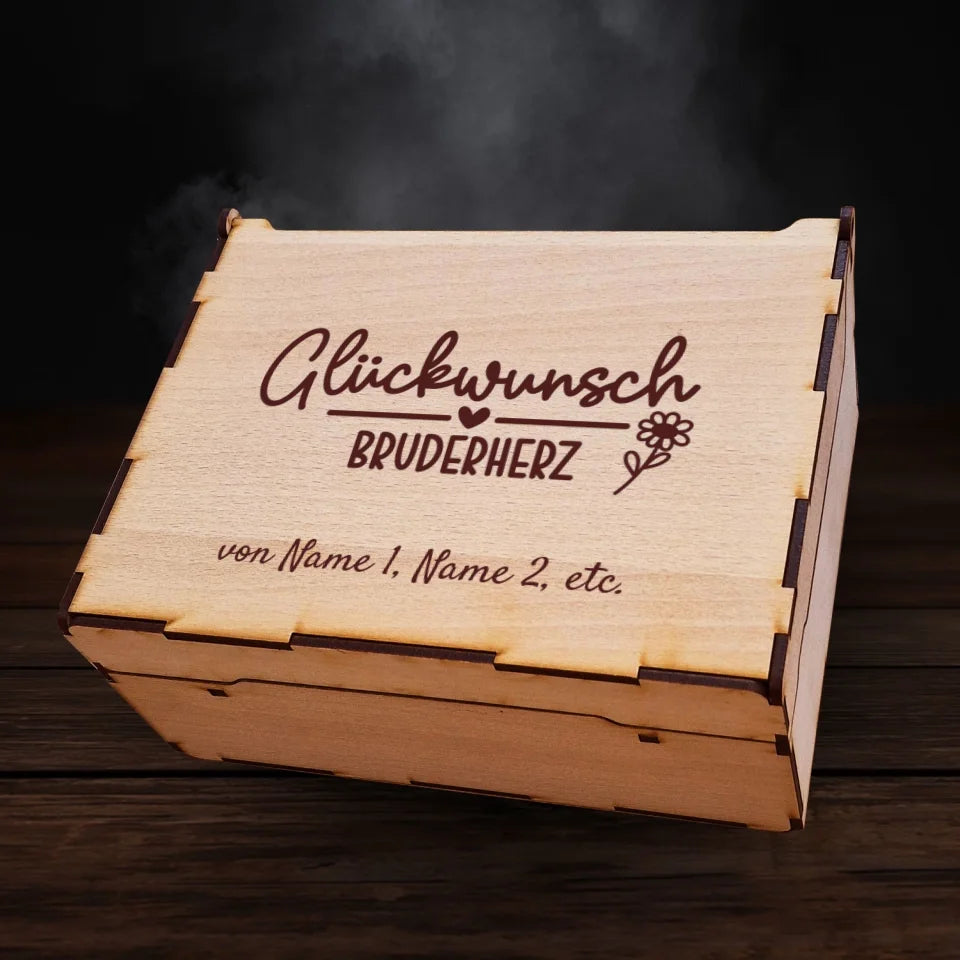 Jägermeister Geschenkbox - Glückwunsch Bruderherz