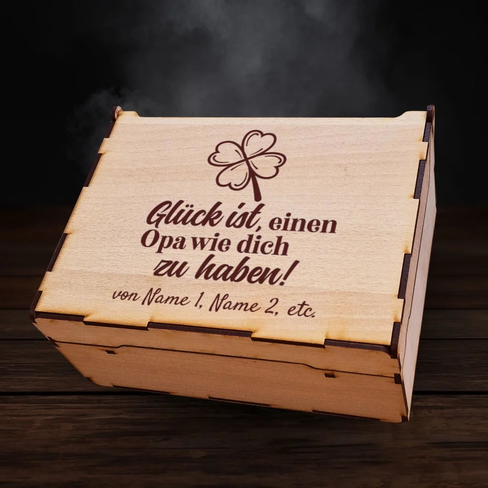 Jägermeister Geschenkbox - Glück ist einen Opa wie dich zu haben