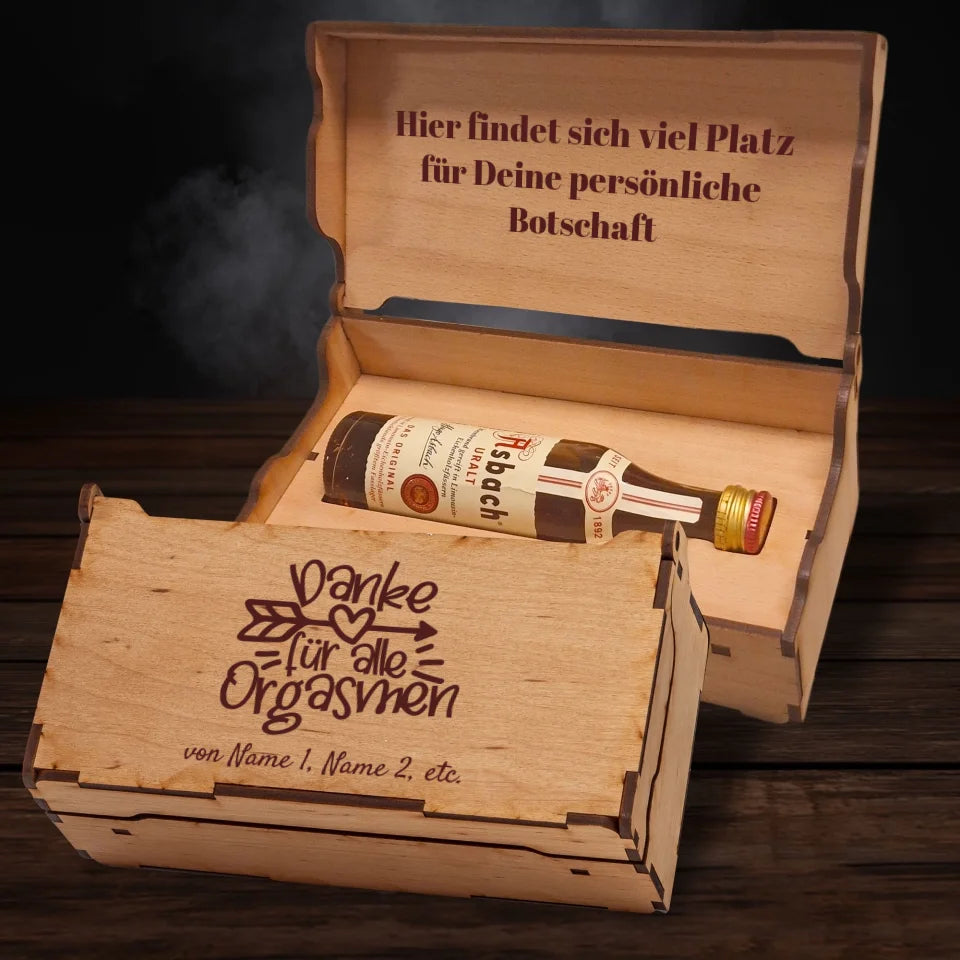 Asbach Geschenkbox - Danke für alle Orgasmen