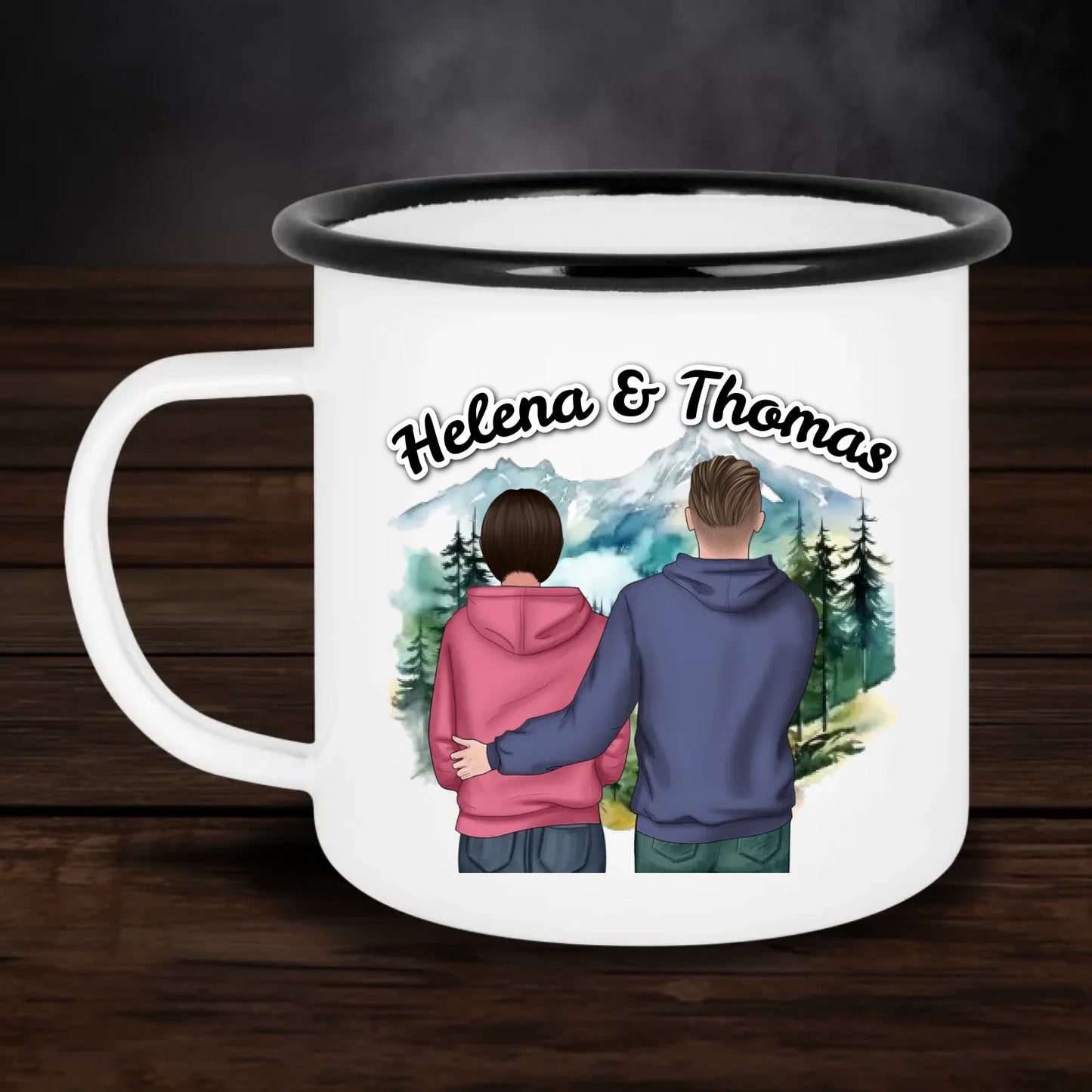 emaille-tasse-links