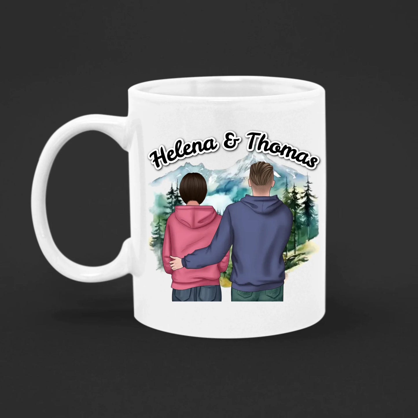 Tasse 11oz - Pärchen - beidseitig bedruckt