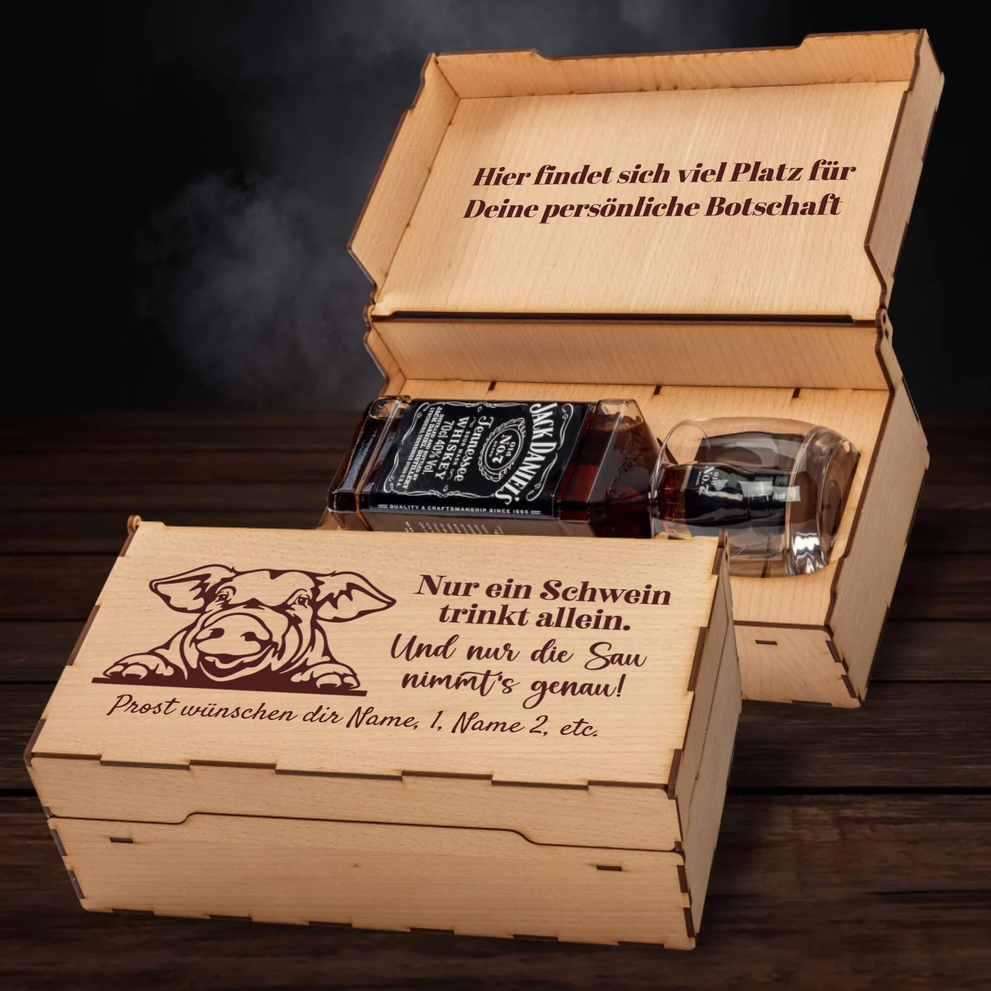 Jack Daniel´s Geschenkbox - Schwein