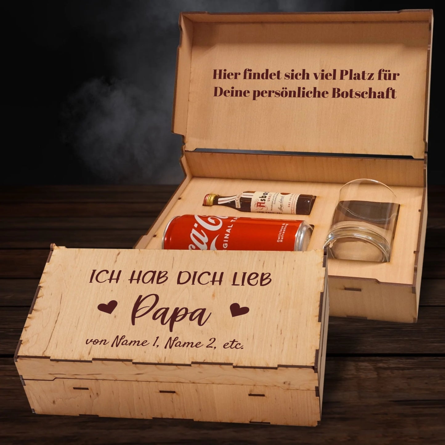 Asbach Geschenkbox - Ich/Wir hab(en) dich lieb Papa