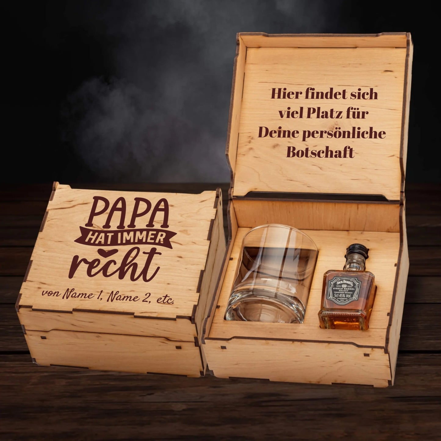 Jack Daniel´s Geschenkbox - Papa hat immer Recht