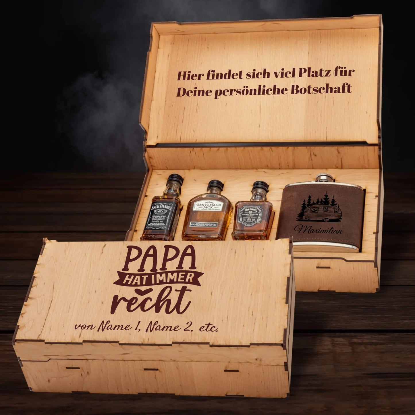 Jack Daniel´s Geschenkbox - Papa hat immer Recht