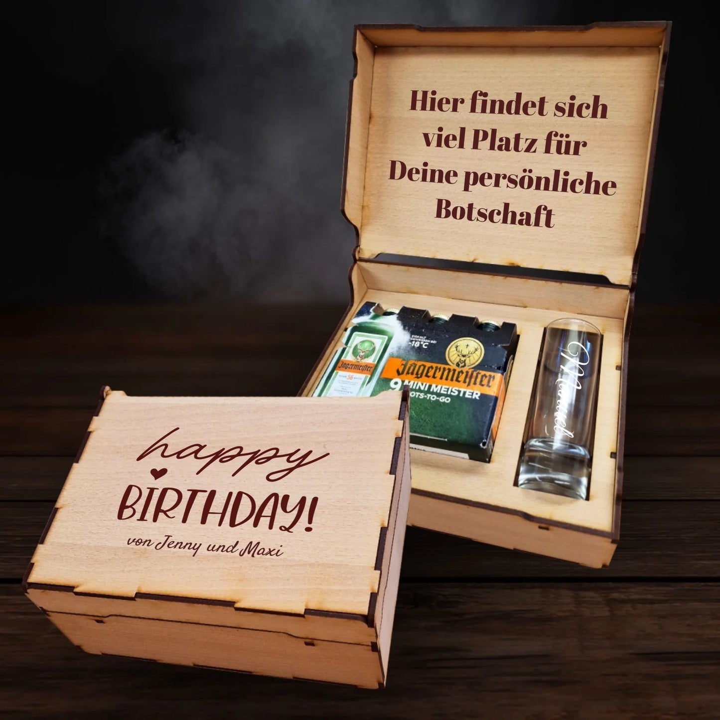 Jägermeister Geschenkbox - happy Birthday!