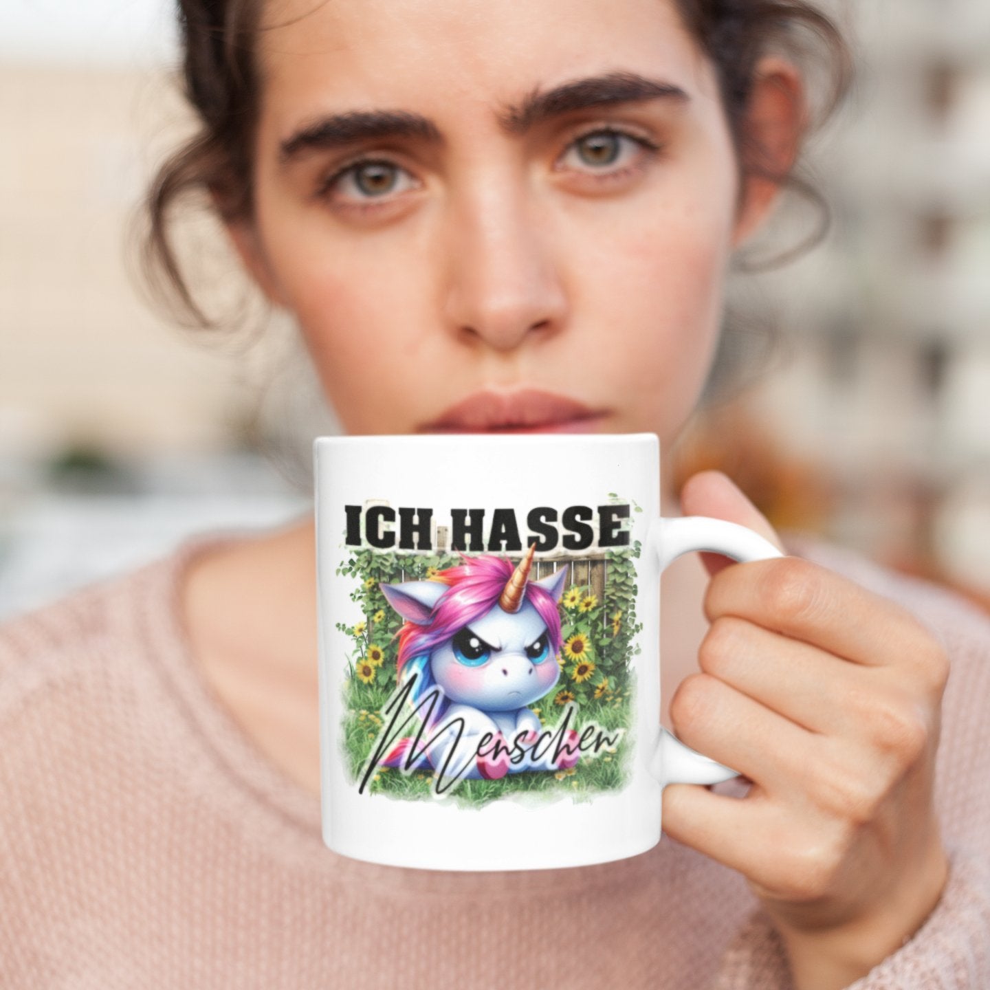 Original Grumpy Mugs - Einhorn - Ich hasse Menschen - Tasse - drink4friends