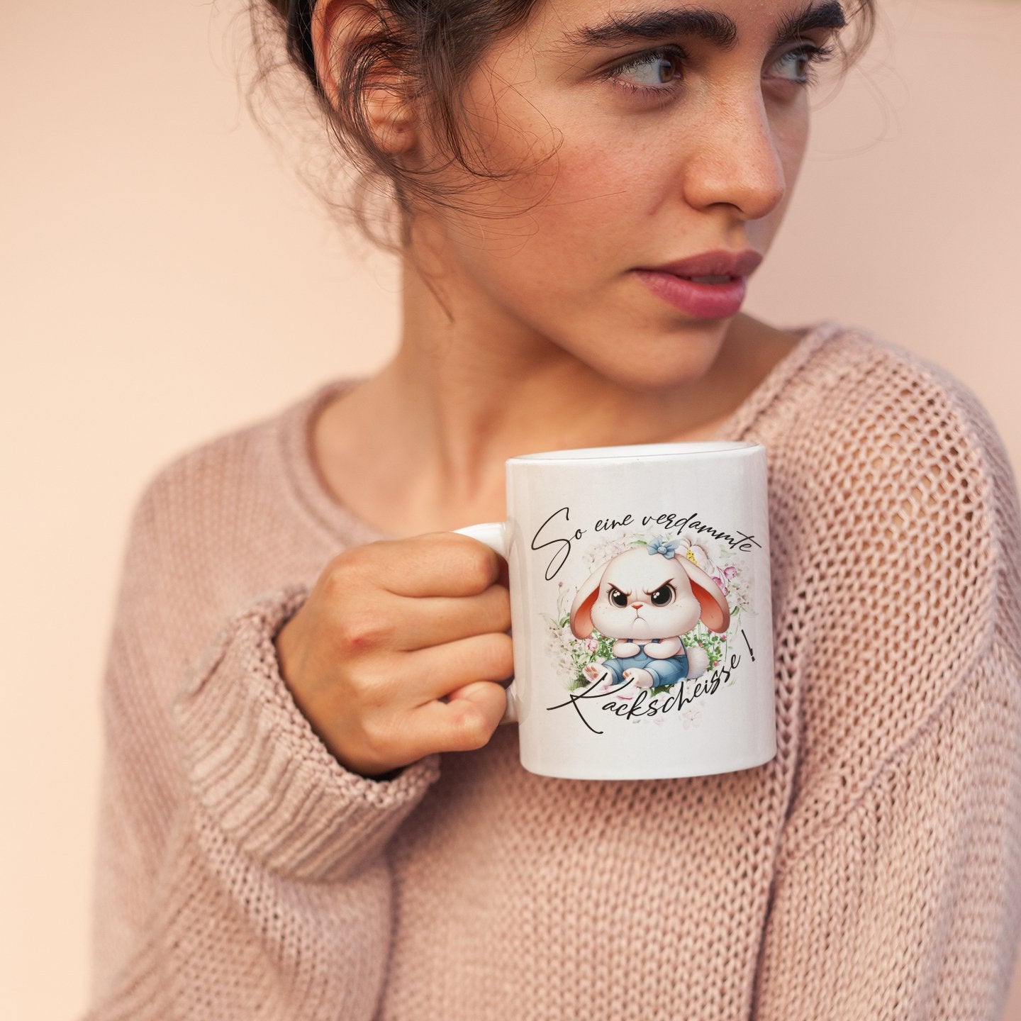 Original Grumpy Mugs - Katze - So eine verdammte Kackscheisse - Tasse - drink4friends