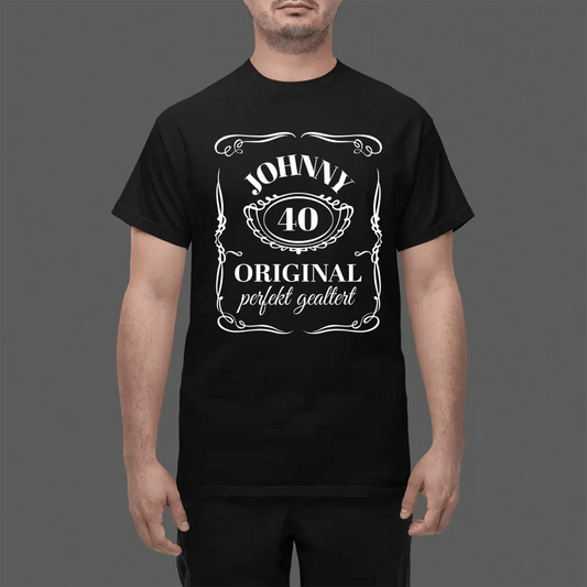 T-Shirt - Geburtstag Whiskeydesign - Personalisierbar - Customizer - drink4friends