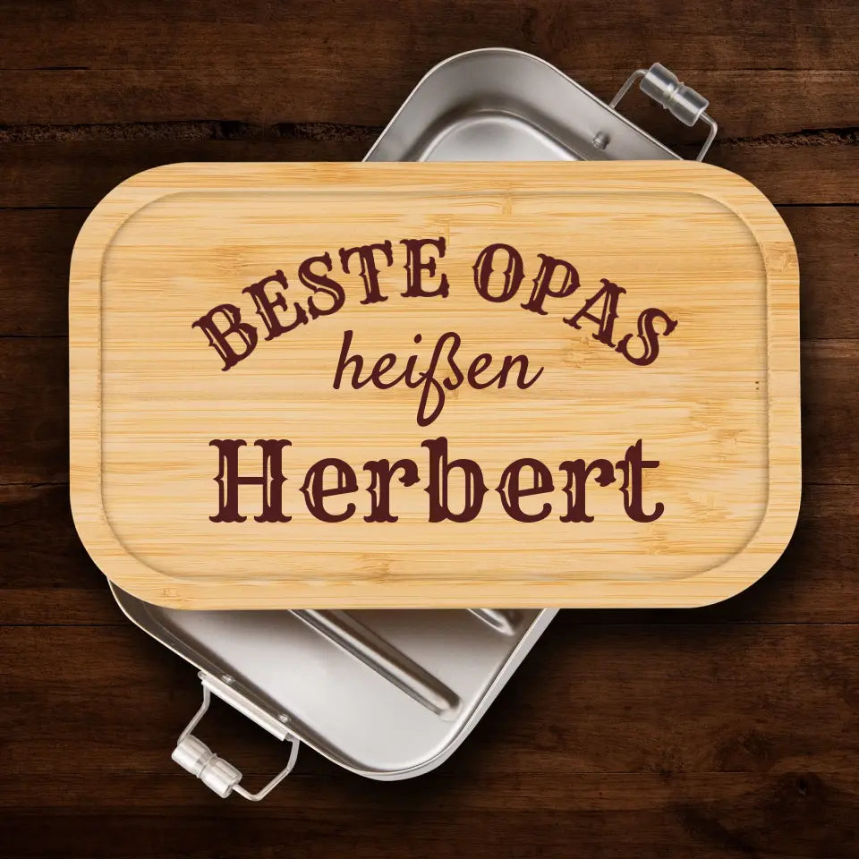 Brotzeitdose - Beste Opas heißen... - personalisierbar