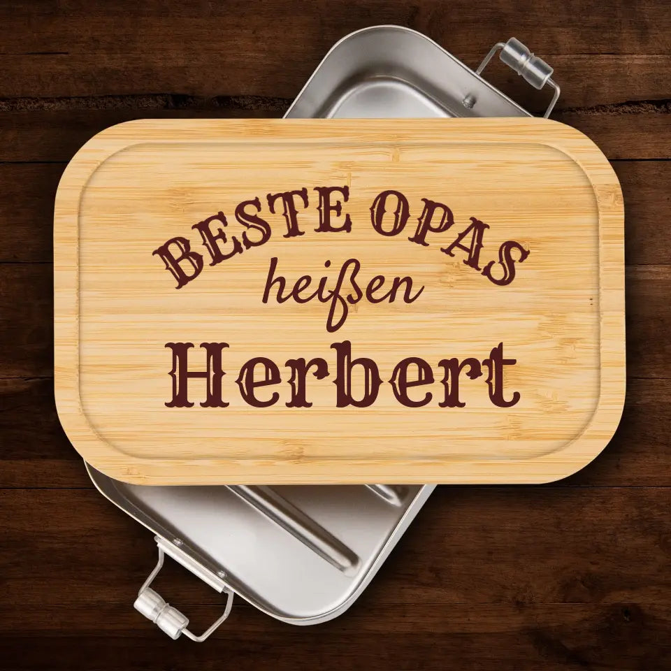 Brotzeitdose - Beste Opas heißen... - personalisierbar