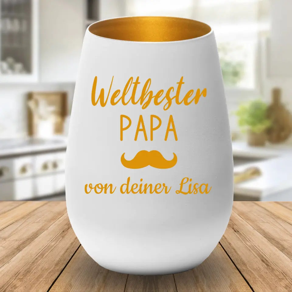 Windlicht - Weltbester Papa 4