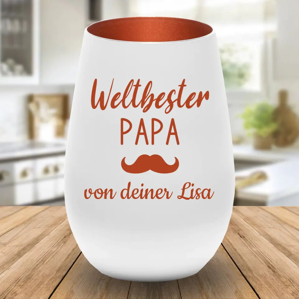 Windlicht - Weltbester Papa 4