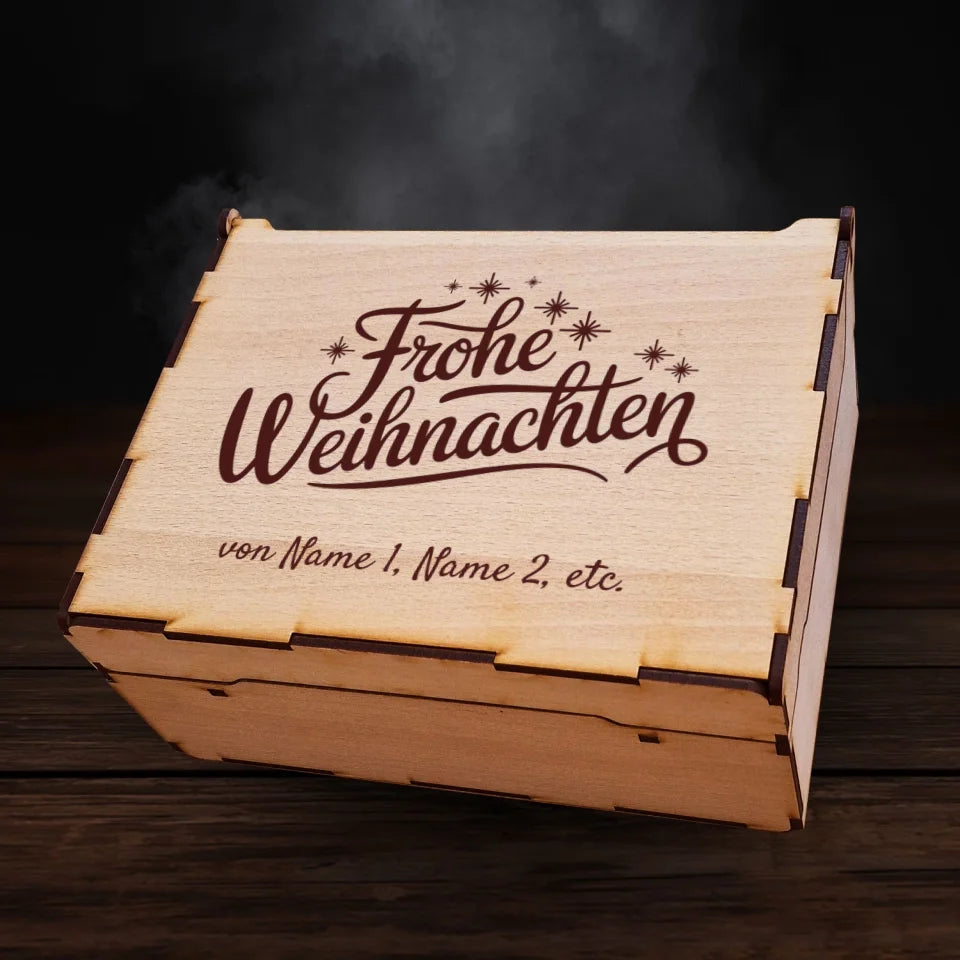 Jägermeister Geschenkbox - Frohe Weihnachten - Handwriting