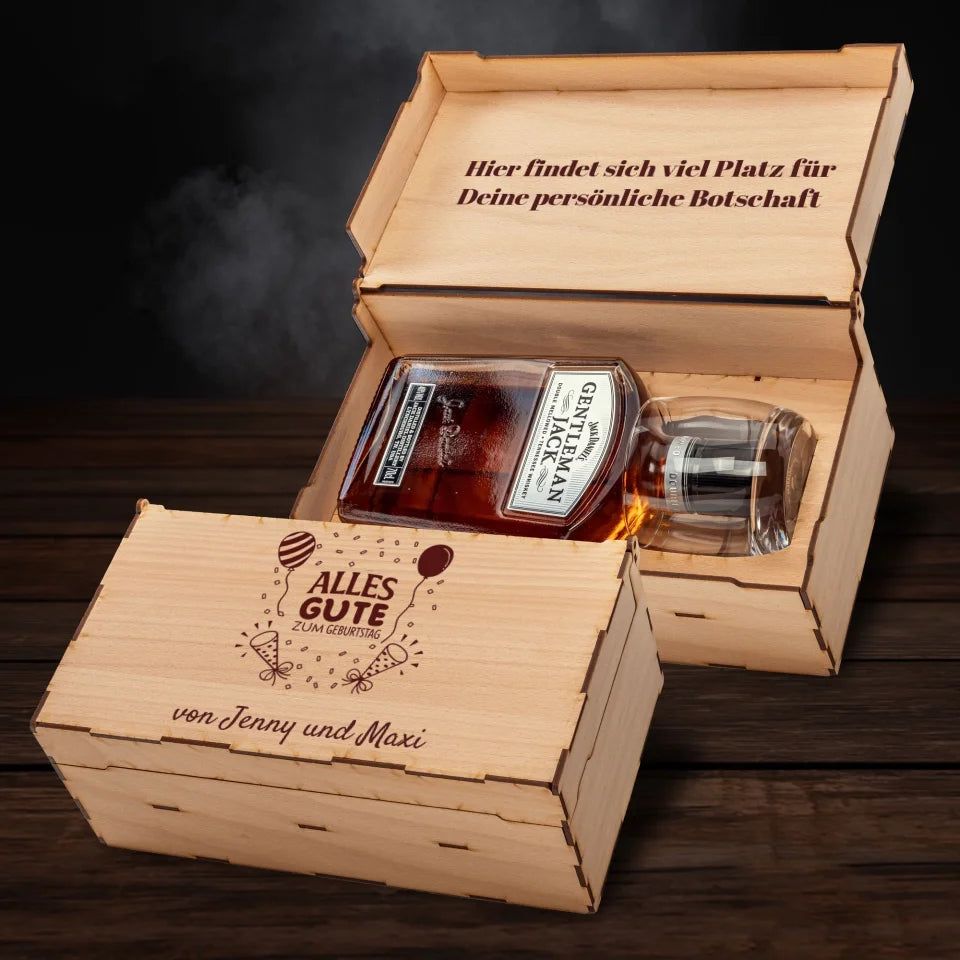 Jack Daniels Geschenkbox - Alles Gute zum Geburtstag