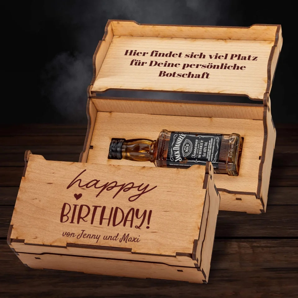 Jack Daniels Geschenkbox - happy Birthday