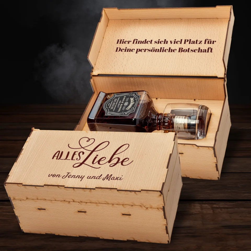 Jack Daniels Geschenkbox - Alles Liebe