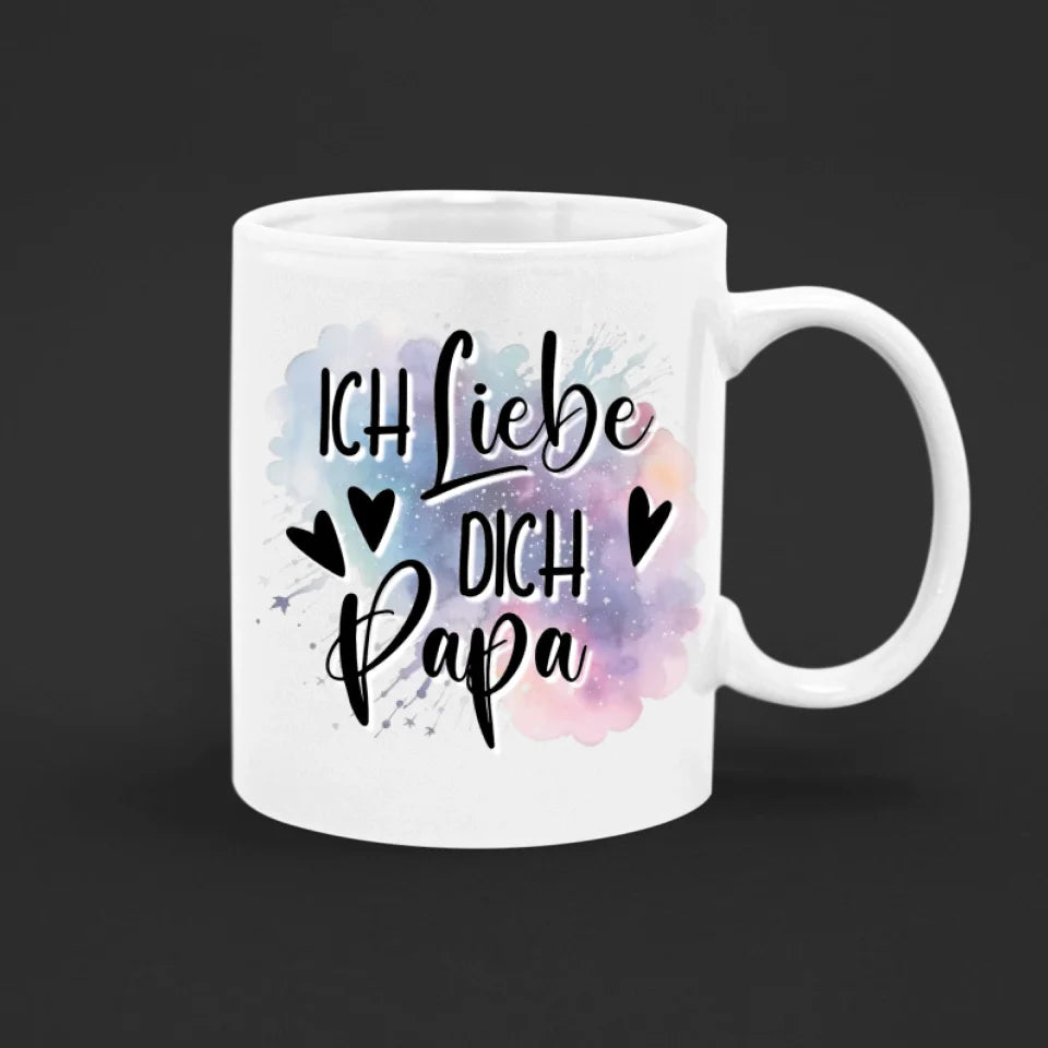 Tasse 11oz - Vatertag - Super Dad mit Zitat