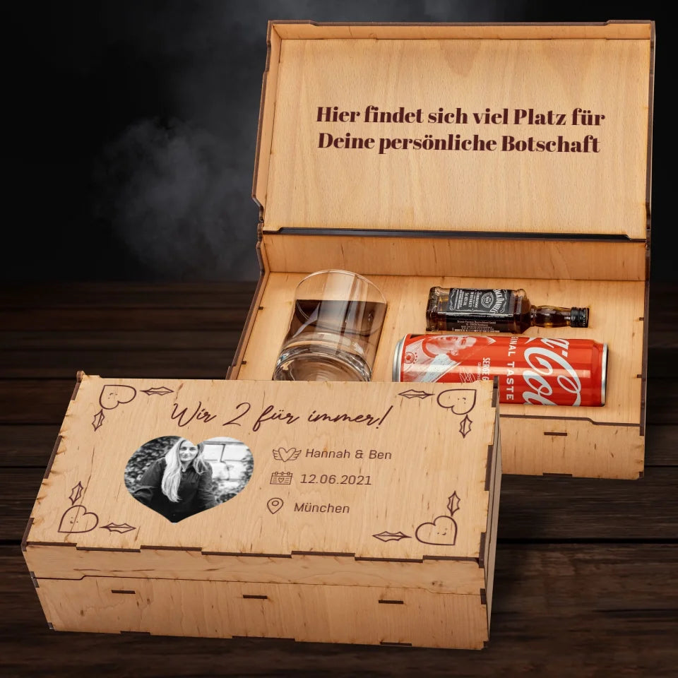 Jack Daniels Geschenkbox - Fotoherz