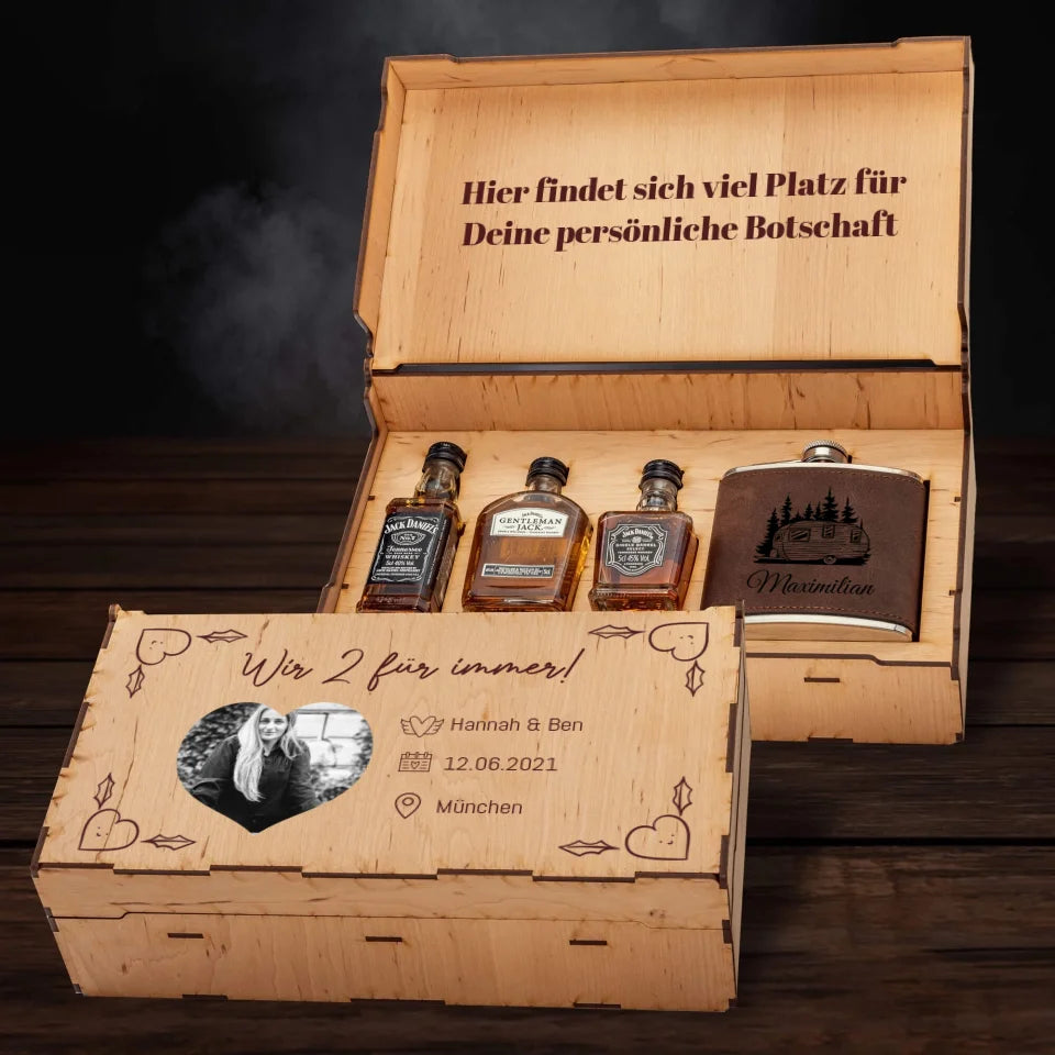 Jack Daniels Geschenkbox - Fotoherz