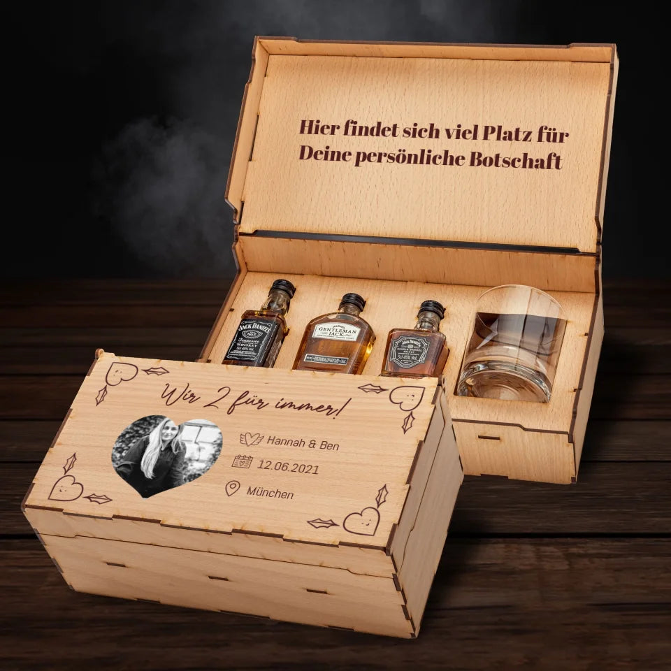 Jack Daniels Geschenkbox - Fotoherz