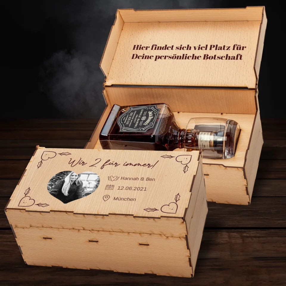 Jack Daniels Geschenkbox - Fotoherz