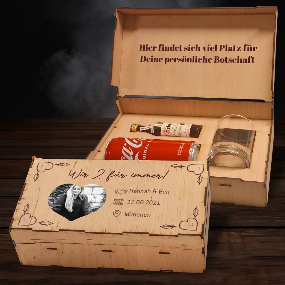 Asbach Geschenkbox - Fotoherz