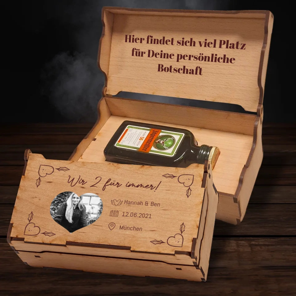 Jägermeister Geschenkbox - Herzfoto