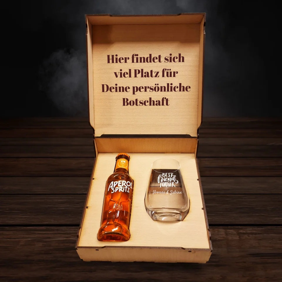 Aperol Spritz Geschenkbox - Herzfoto