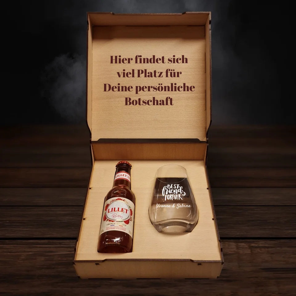 Lillet Berry Geschenkbox - Herzfoto