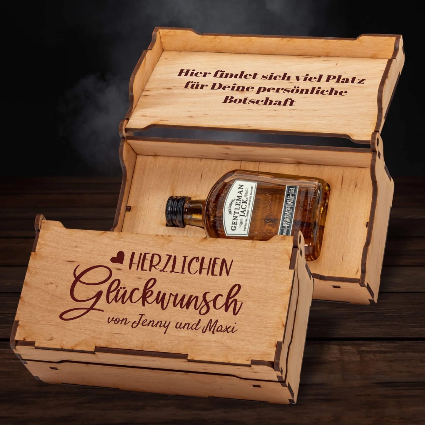 Jack Daniels Geschenkbox - Herzlichen Glückwunsch