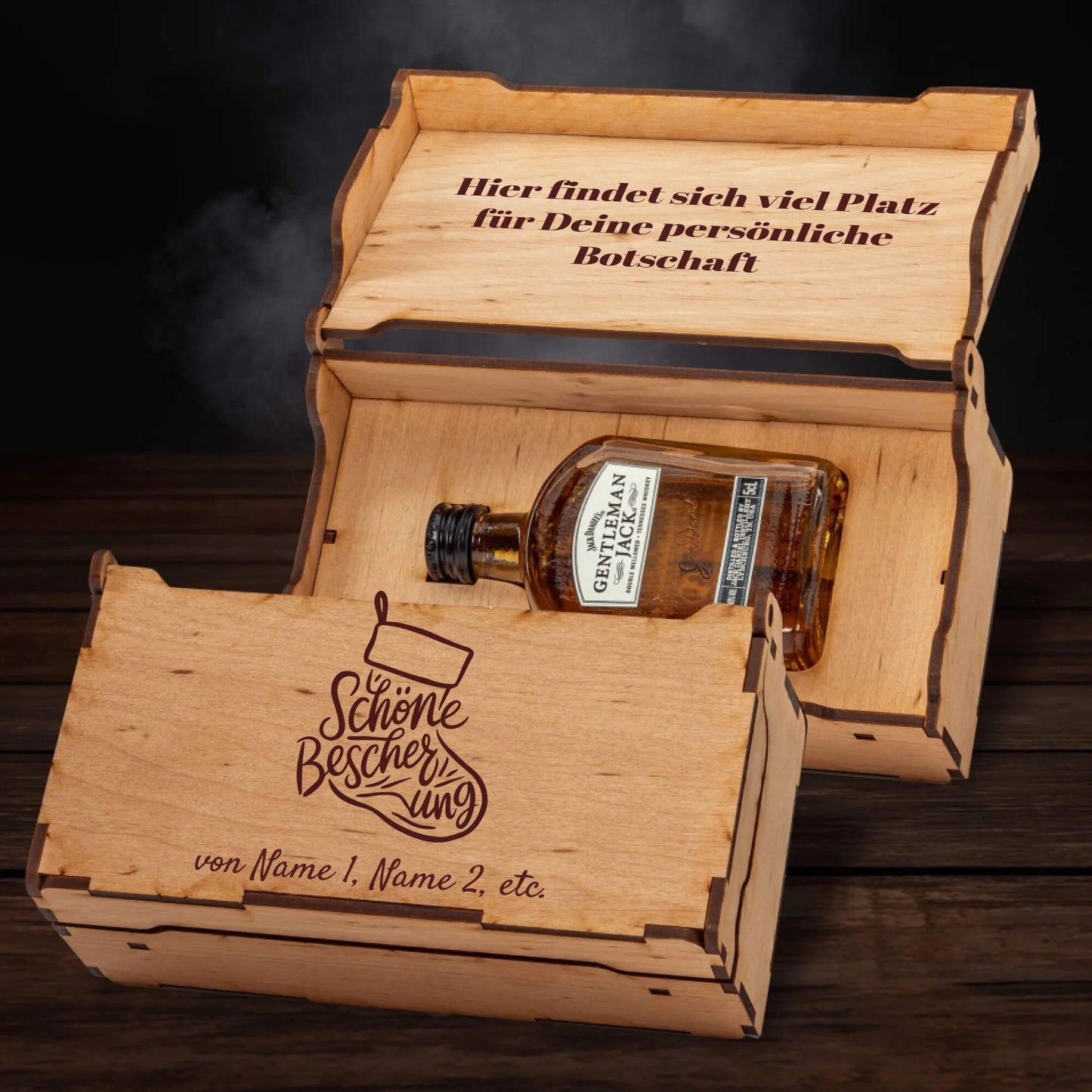 Jack Daniel´s Geschenkbox - Weihnachtssocken Schöne Bescherung