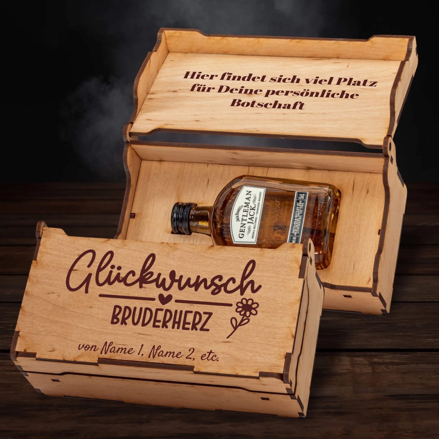 Jack Daniel´s Geschenkbox - Glückwunsch Bruderherz