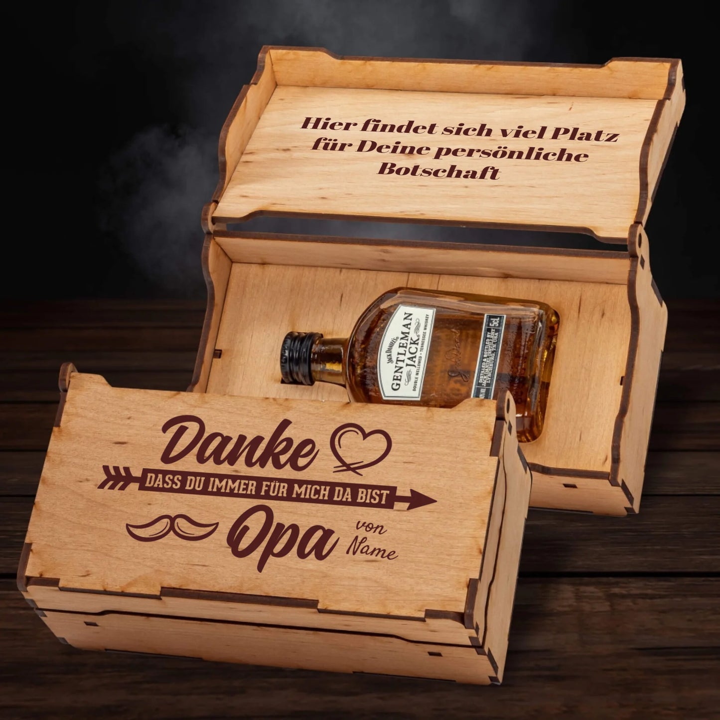 Jack Daniel´s Geschenkbox - Danke dass du immer für mich da bist Opa - personalisierbar