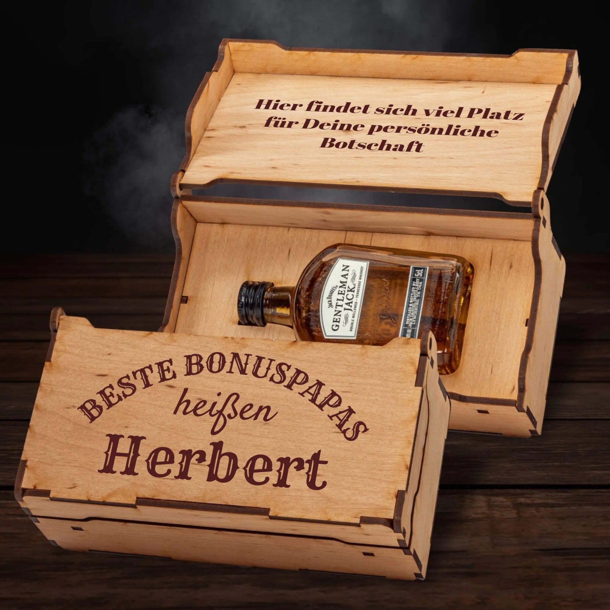 Jack Daniel´s Geschenkbox - Beste Bonuspapas heißen... - personalisierbar