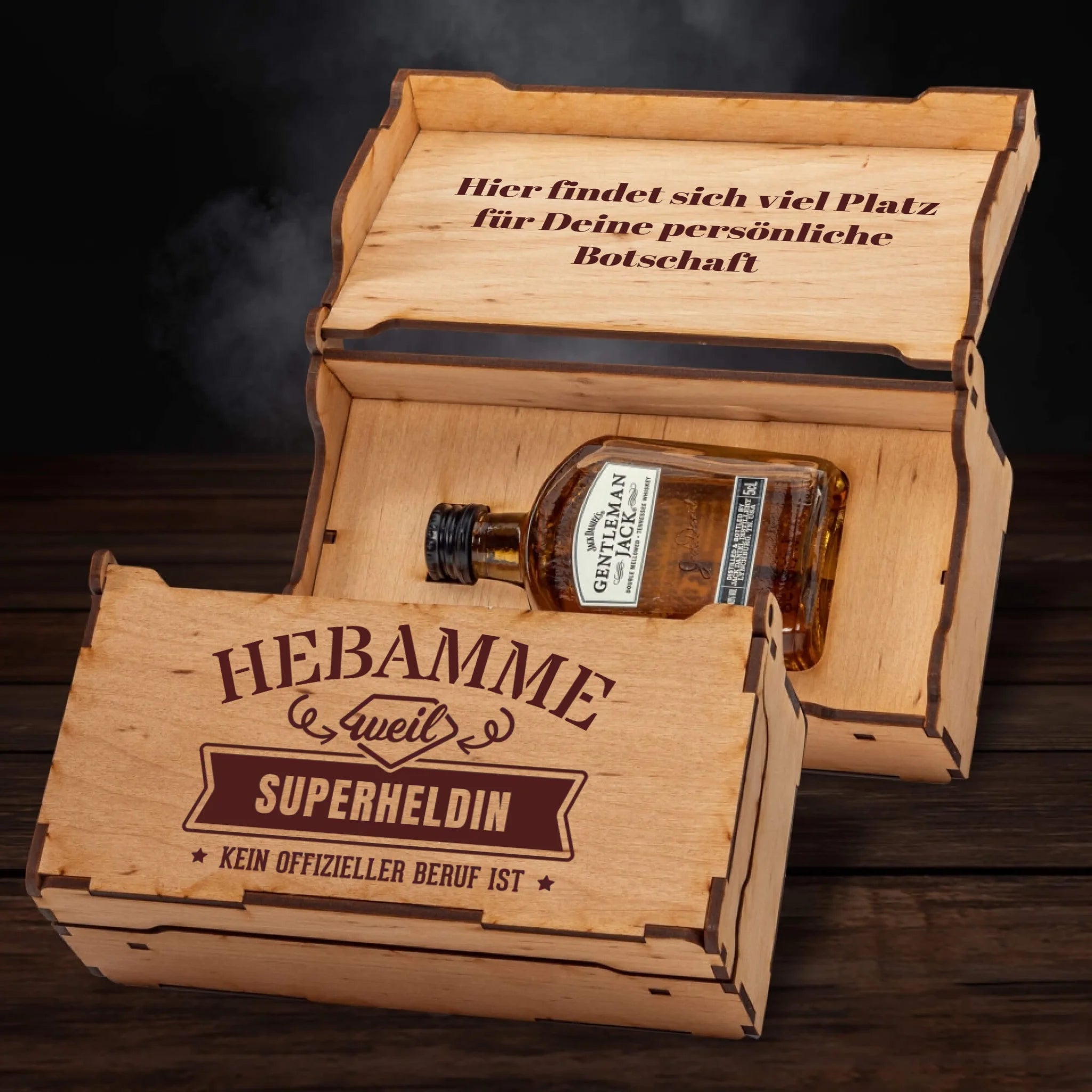 Jack Daniel's Geschenkbox - individueller Beruf, weil Superheld/in kein offizieller Beruf ist - personalisierbar