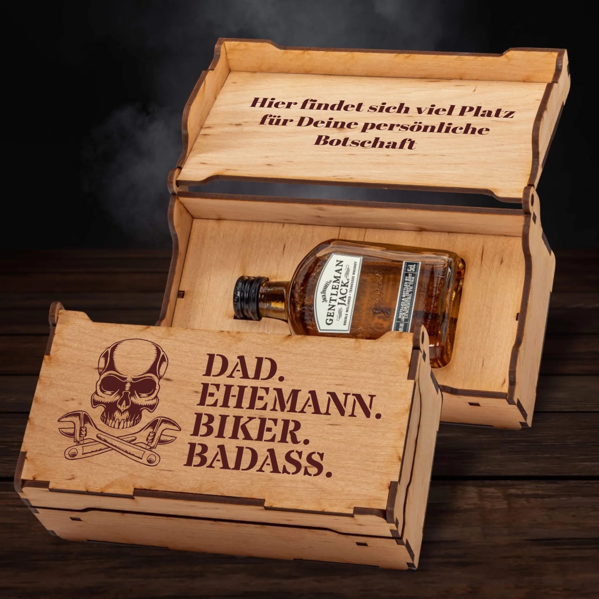 Jack Daniel´s Geschenkbox - Biker Dad. - personalisierbar