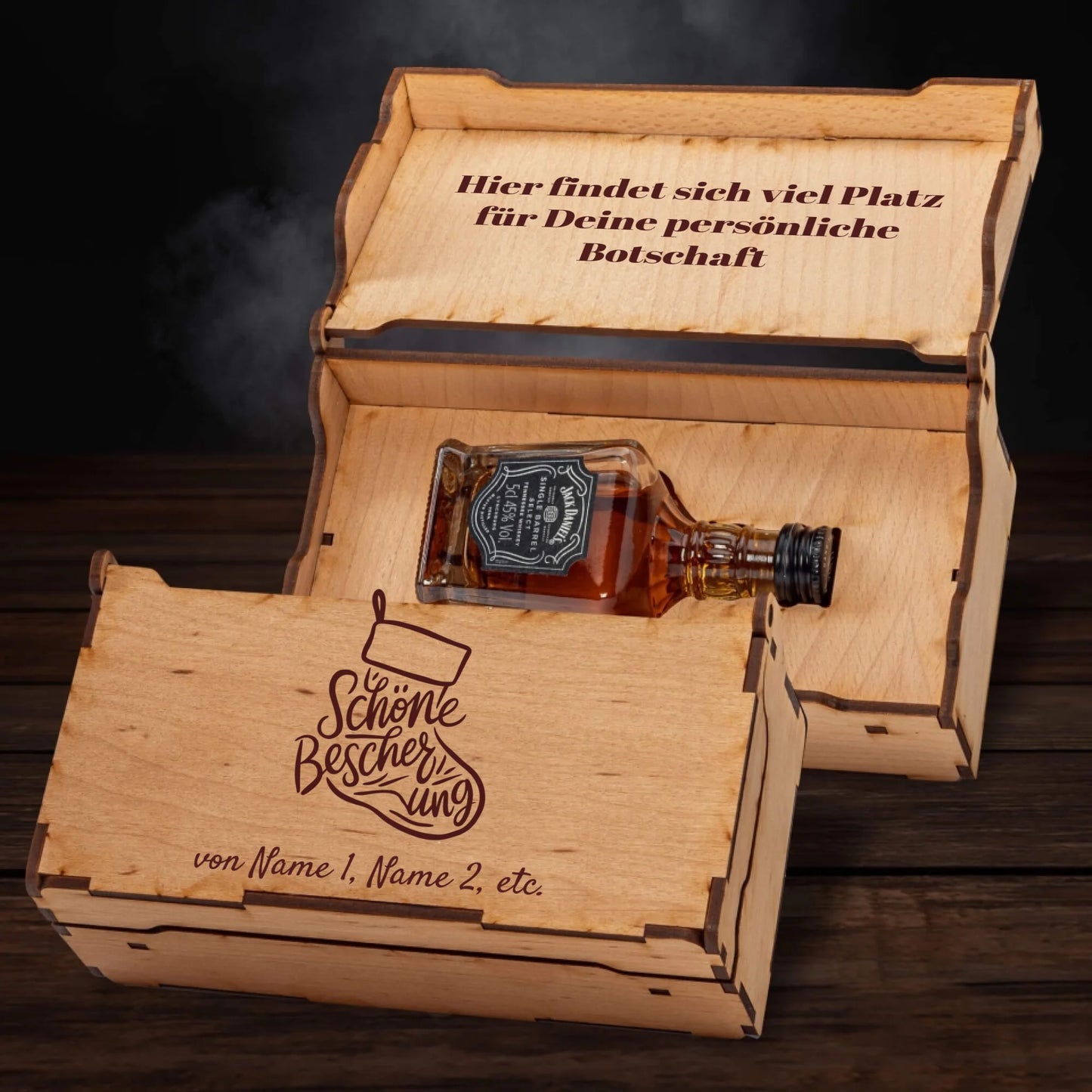 Jack Daniel´s Geschenkbox - Weihnachtssocken Schöne Bescherung