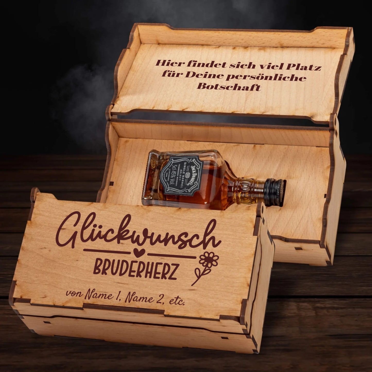 Jack Daniel´s Geschenkbox - Glückwunsch Bruderherz
