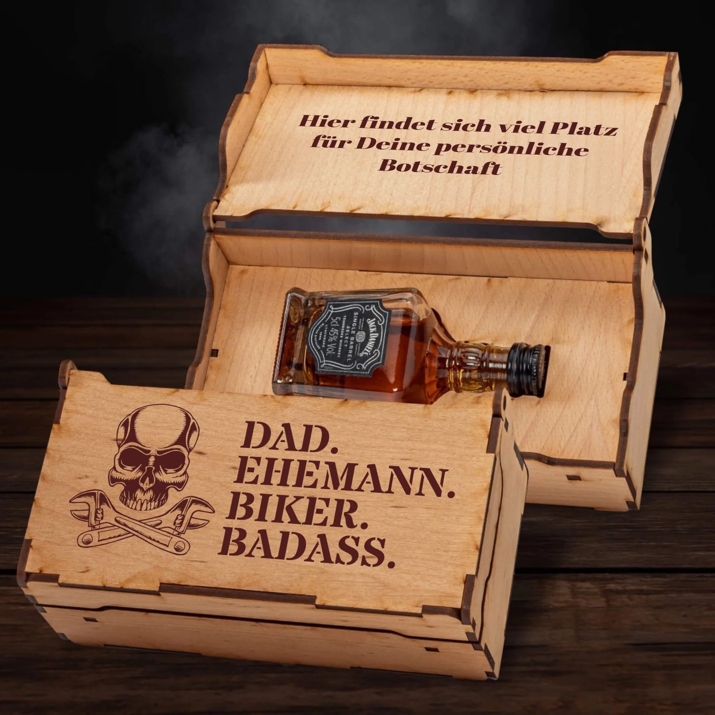 Jack Daniel´s Geschenkbox - Biker Dad. - personalisierbar