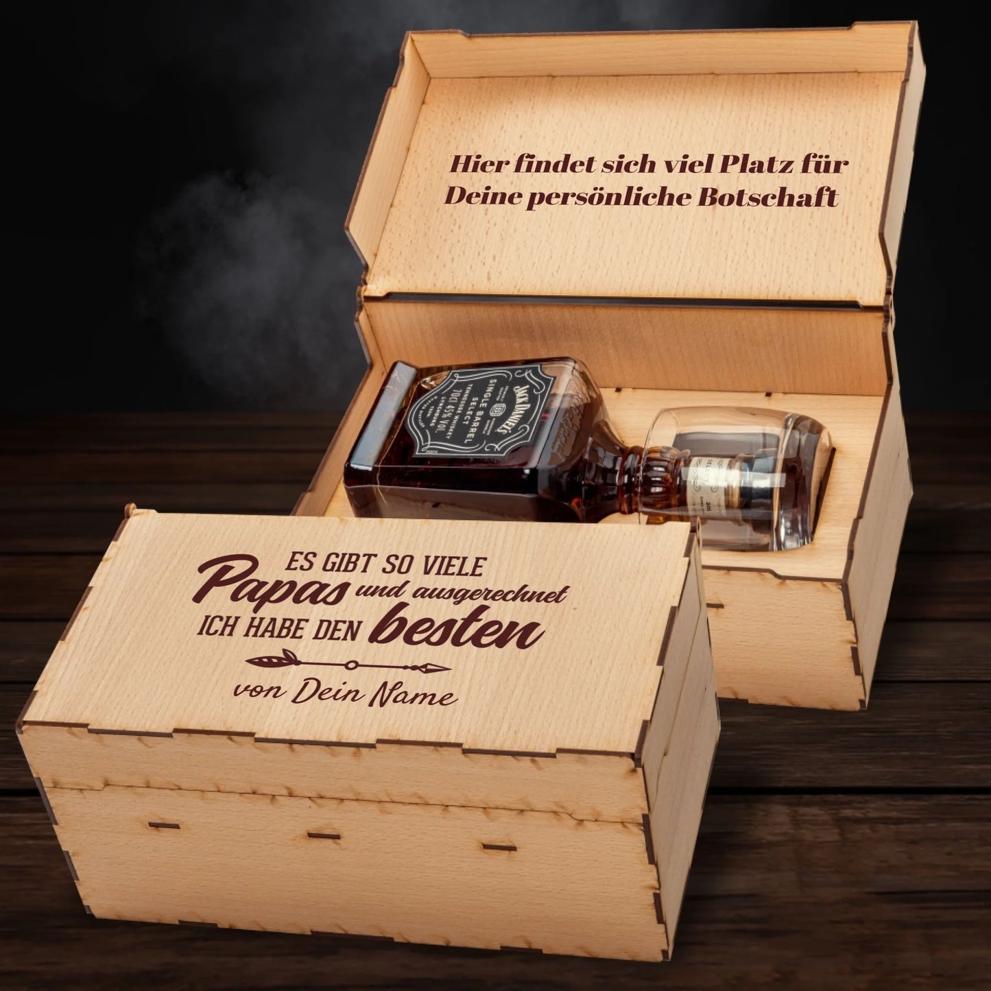 Jack Daniel´s Geschenkbox - Ausgerechnet ich habe den besten Papa...