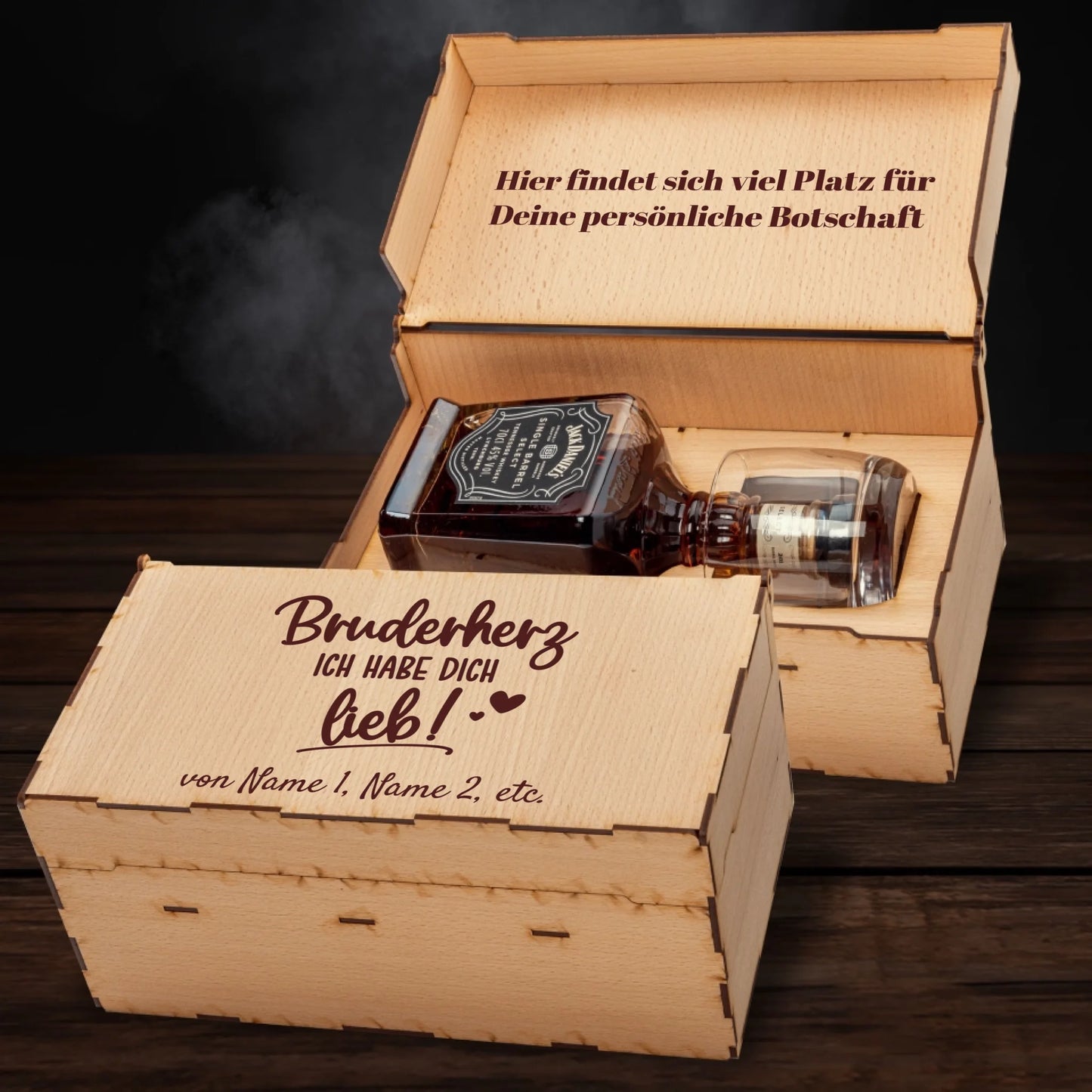 Jack Daniel´s Geschenkbox - Bruderherz ich habe dich lieb