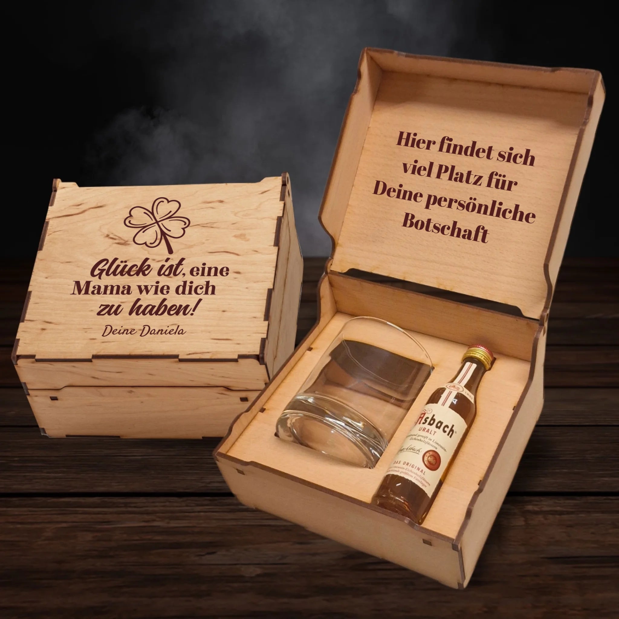 Asbach Geschenkbox - Glück ist eine Mama wie dich zu haben