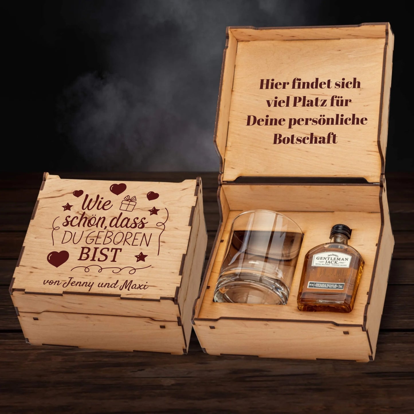 Jack Daniels Geschenkbox - Wie schön, dass du geboren bist
