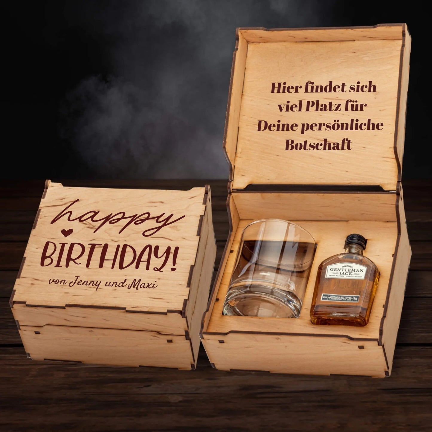 Jack Daniels Geschenkbox - happy Birthday
