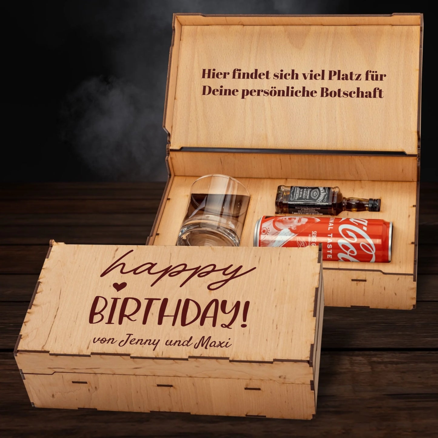Jack Daniels Geschenkbox - happy Birthday