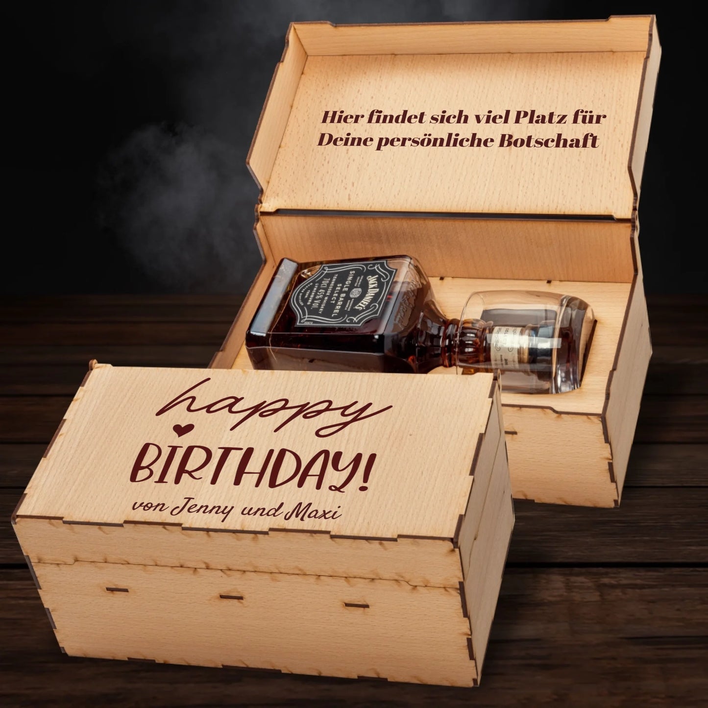 Jack Daniels Geschenkbox - happy Birthday